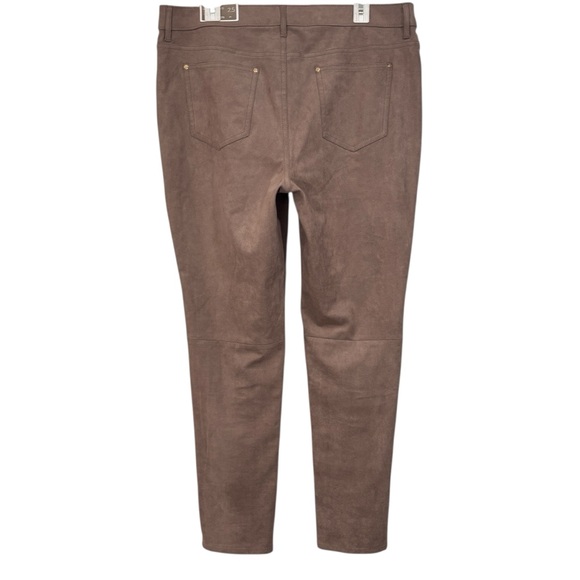 Chico’s The Ultimate Fit Faux Suede Slim Pant NWT 2.5R US 14 Womens - Picture 11 of 14